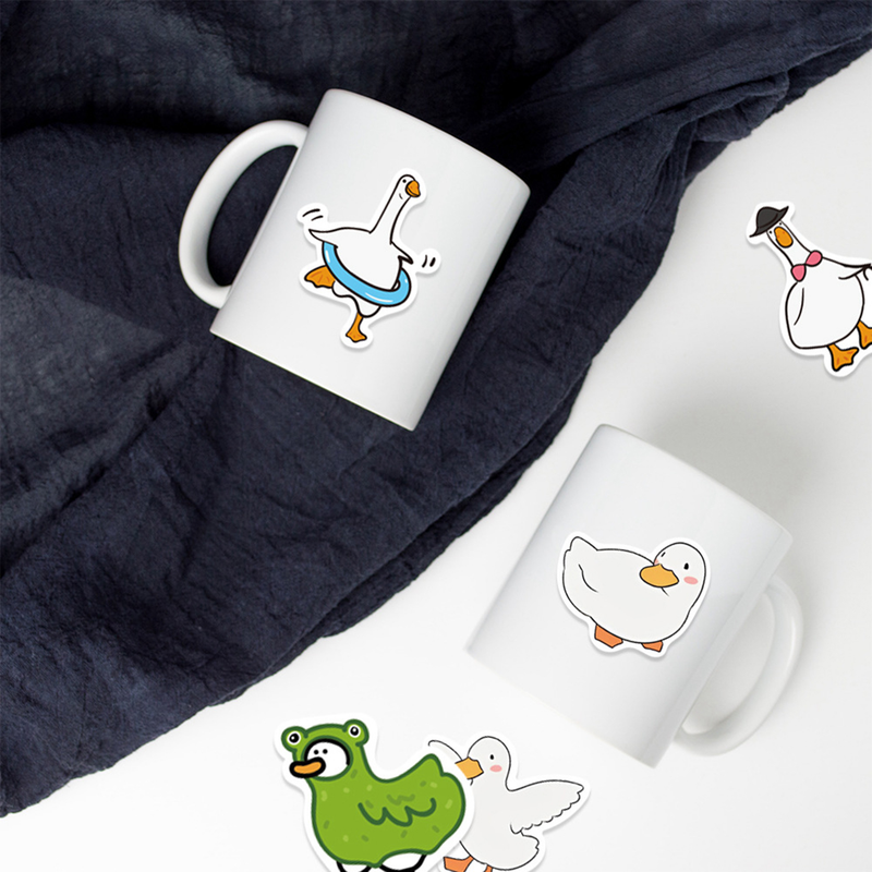ToysMall 1 Set Çıkartmalar Karikatür Sevimli Renkli Ördek Çıkartmaları Su Geçirmez Araba Çıkartmaları Çocuklar İçin Dizüstü Bilgisayarlar Kaykaylar Bavullar_voghion.com