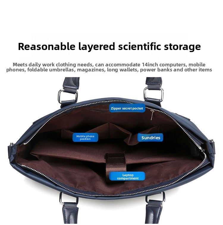 Nuova borsa da lavoro alla moda, borsa a tracolla verticale, grande capacità, borsa a tracolla alla moda per laptop_voghion.com