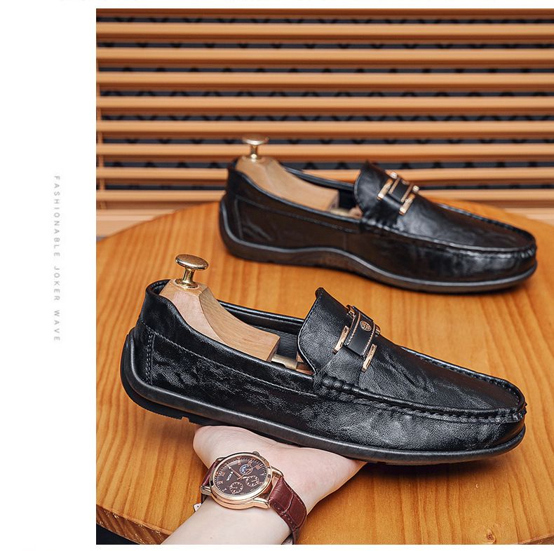 SHLIANG Leather Men's Loafers Comfortable Men Casual Shoes New Soft Men Flats Slip-on Shoes For Men X0004_voghion.com