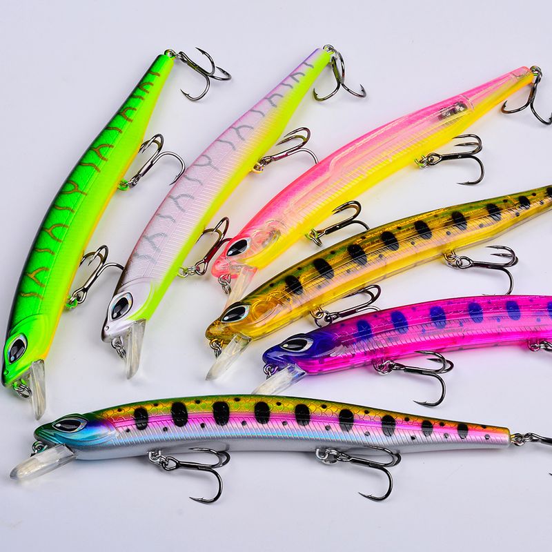 Bionic Lure Floating Minnow 15cm 19cm Kunststoff Köder Für Süßwasser Salzwasser Angeln Bass Und Hecht_voghion.com