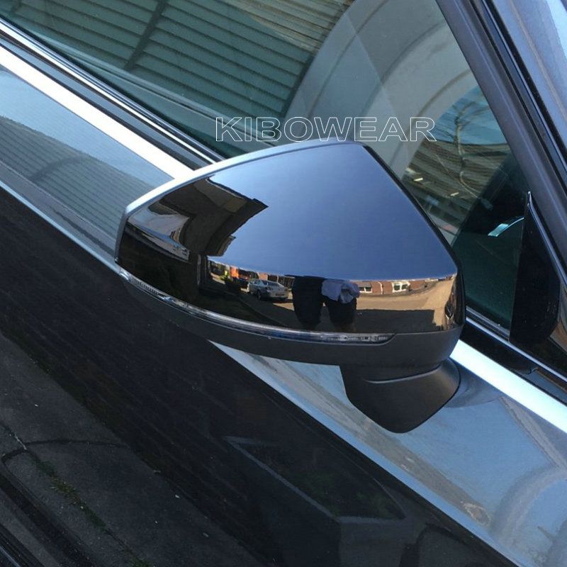 Black Side Wing Spiegel Cap Deckele fir Auto A3 S3 8V 2013 2014 2015 2016 2018 2017 2019 Ersetzen (Glossy Pearl Black) 2020_voghion.com