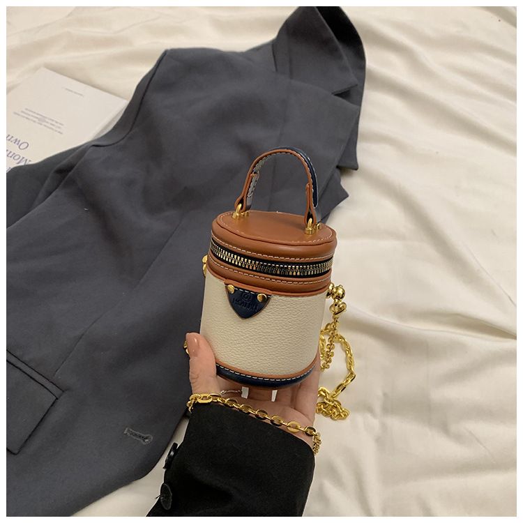 Bucket Bag Women's Advanced Chain Chain Shoulder Oblique Span Bag_voghion.com