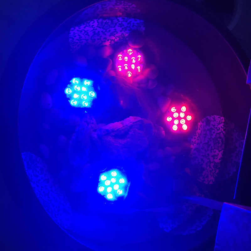 4Pcs Pool Diving Lights With Remote Control 10 LEDs Colorful Light Illumination Underwater Submersible Aquarium LED Lamp Pool Decoration_voghion.com