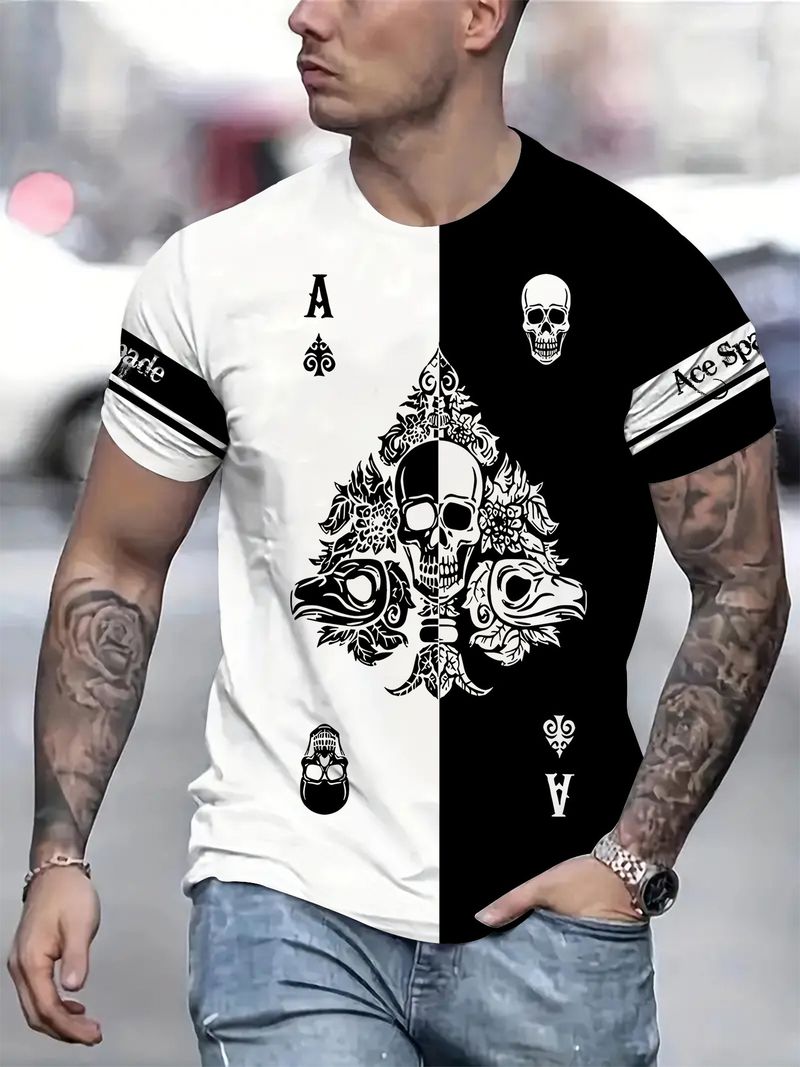 Ongeëvenaarde kwaliteit 2025 nieuw, hot selling 3D digitaal geprint heren T-shirt met dierenkarakterpatroon TK_voghion.com
