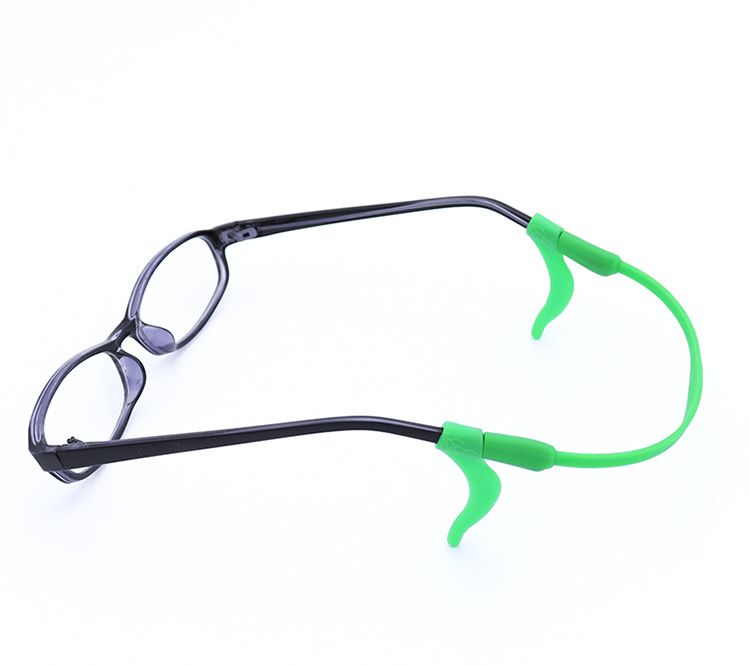 Unisex Children's eyewear rope foot cover elastic silicone non-slip set fixed behind the ears anti-drop earhook ear hanging sports headband_voghion.com
