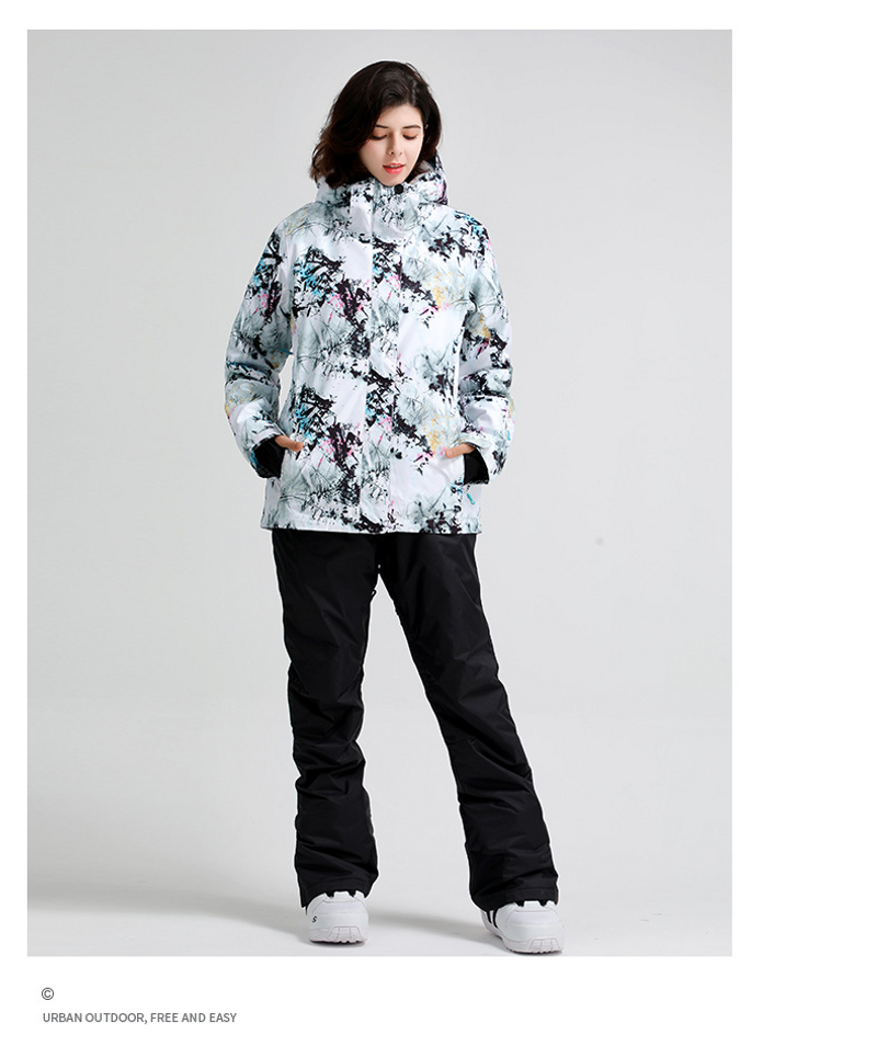 New Winter Windproof, Waterproond Wear-resistant Warm Veneer Double Board Snow Suit_voghion.com