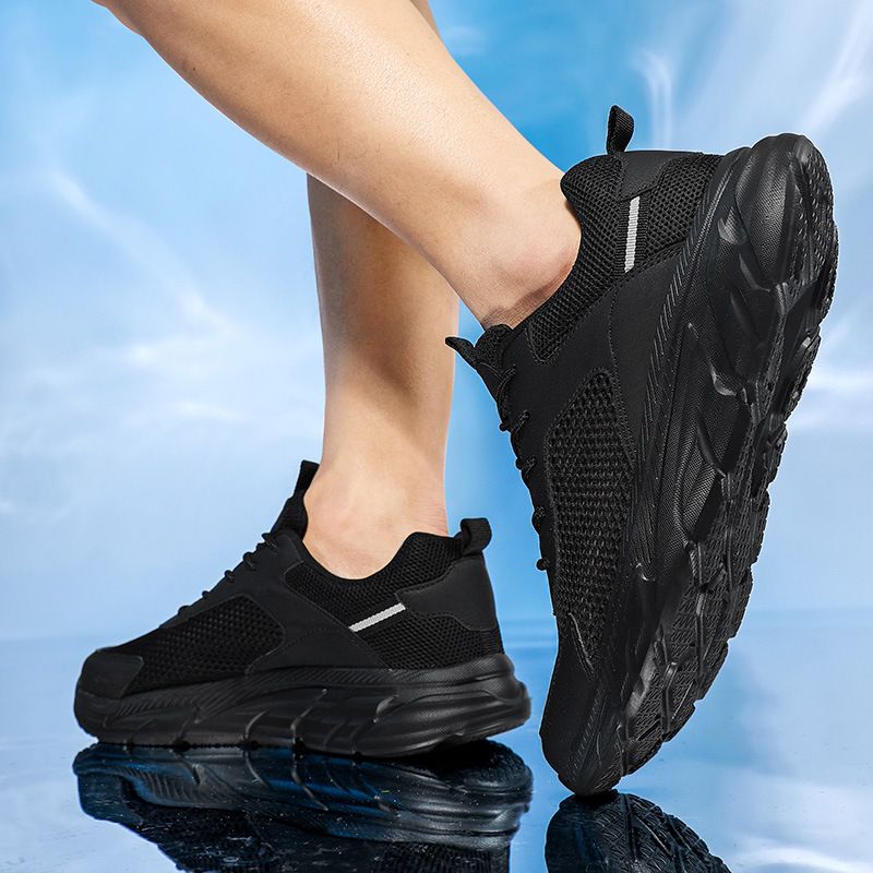 Plus Size Men's Breathable Casual Summer Lightweight Sneakers Fashion Running 39-48 Mesh Shoes_voghion.com