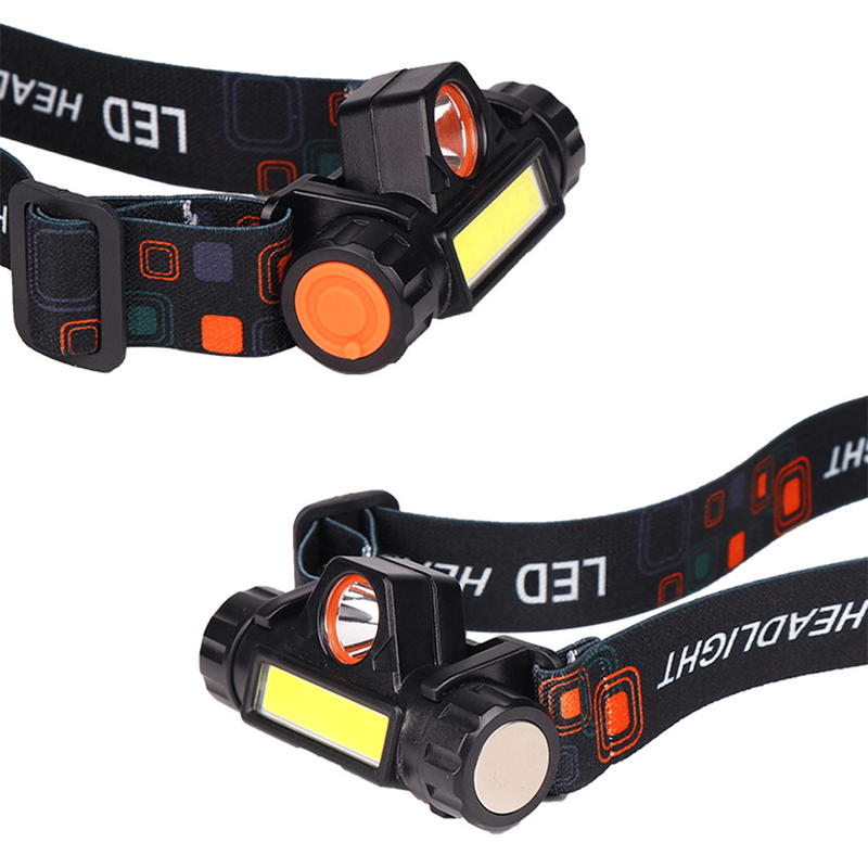 Wiederaufladbare Stirnlampe von FMUSER; leichte LED-Stirnlampe mit USB-Schnellladefunktion und 1200-mAh-Akku; 800 Lumen IPX4-Stirnlampe zum Laufen;_voghion.com