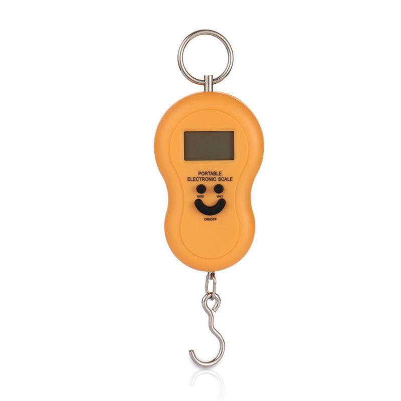Portable Portable Scale Mini Electronic Scale Hulu-shaped Portable Scale Hook Scale Fishing Scale Hulu Scale 50KG_voghion.com