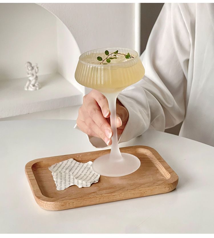 RYYD Kimura Cocktail Glass - Frosted Finish|Women's Mixology|Bar Grade_voghion.com