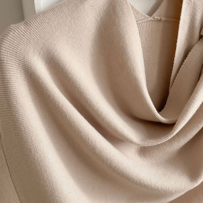 Women's Shawls New Style Solid Color Versatile Women's Scarf Southeast Asia Popular Solid Color Cloak Shawl Long Scarf_voghion.com