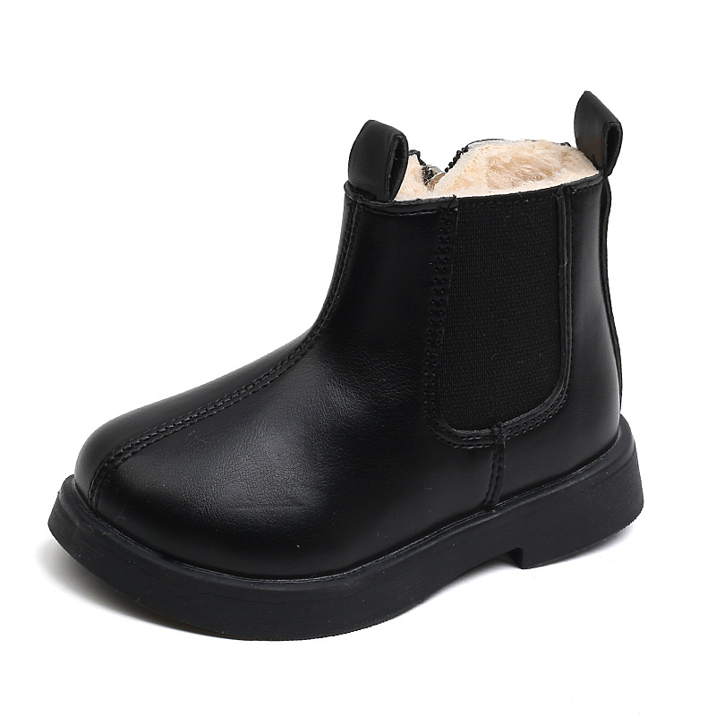 Nuovi stivali da neve alla moda per bambini, ragazzi, ragazze, in stile britannico, in cotone, antivento, caldi e alla moda_voghion.com
