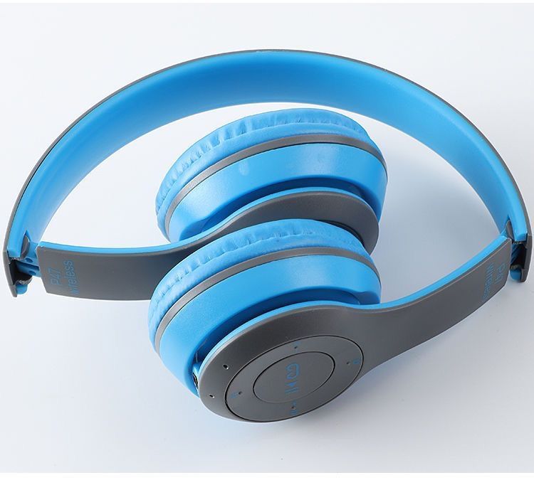 P47 2019 Mobile trådløse Bluetooth hovedbårne subwoofer-øretelefoner_voghion.com