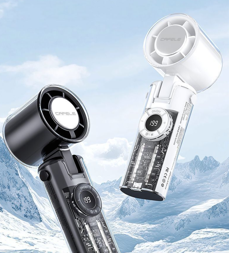 Kafeile Brand New High-Speed Energy-Saving Mini Portable USB Rechargeable Desktop Electric Fan Silent Cooling Artifact_voghion.com