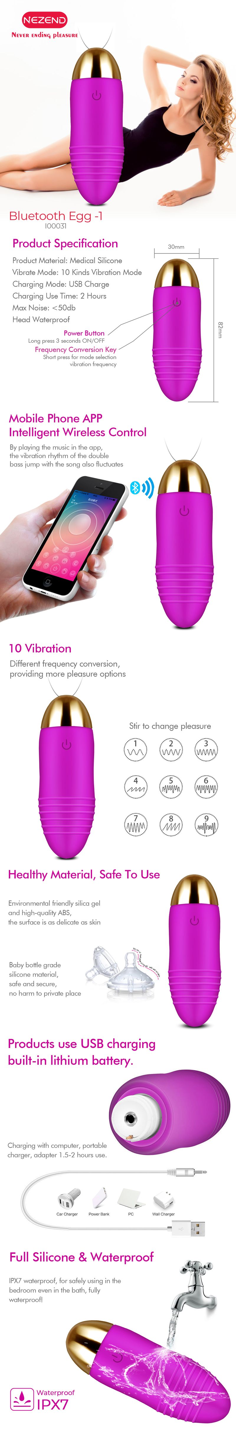 Mini vibratore viola con telecomando wireless per il punto G, giocattolo sessuale vibrante_voghion.com