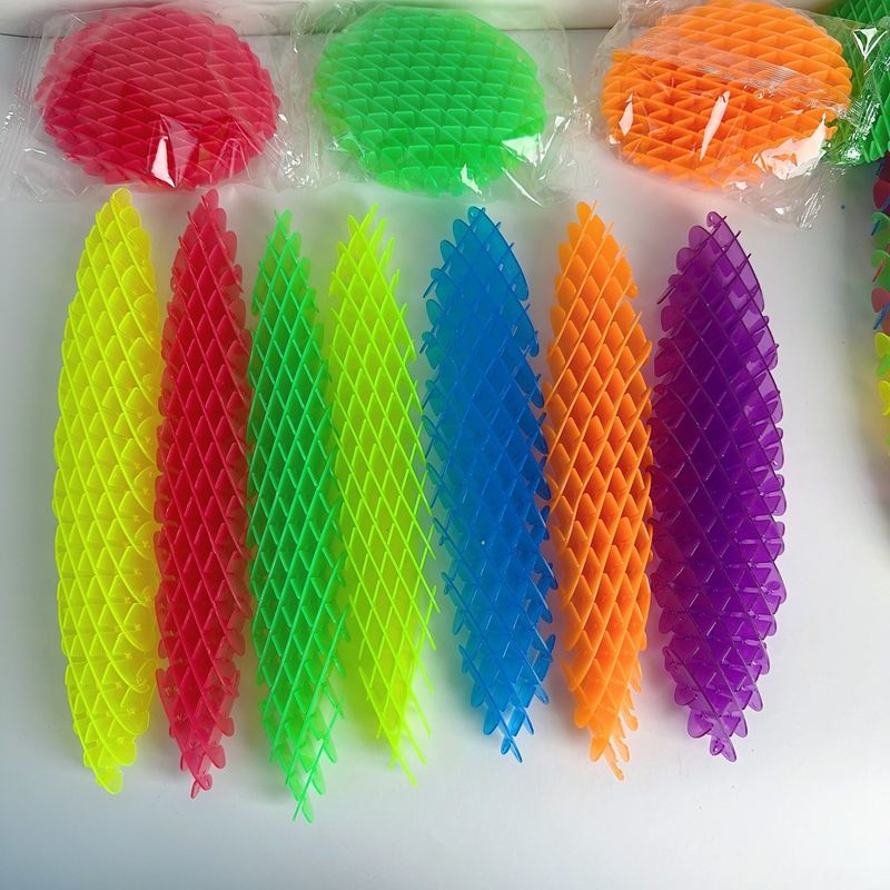 Decompression elastic net radish net children's decompression cure small toy decoration students creative deformation elastic net_voghion.com
