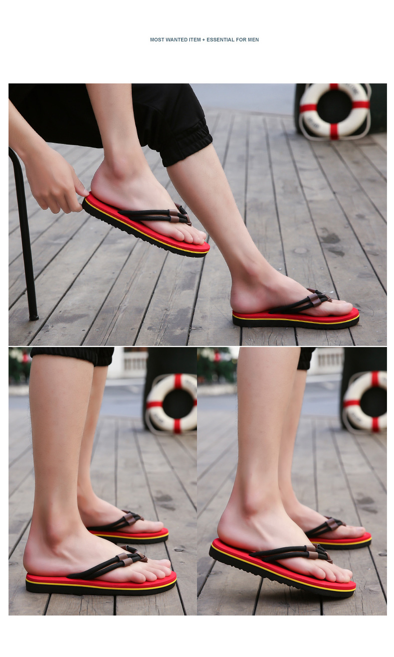 Herren-Strand-Duschschieber, leichte EVA-Schaum-Pool-Rutschen, Flip-Flops, Sandalen_voghion.com