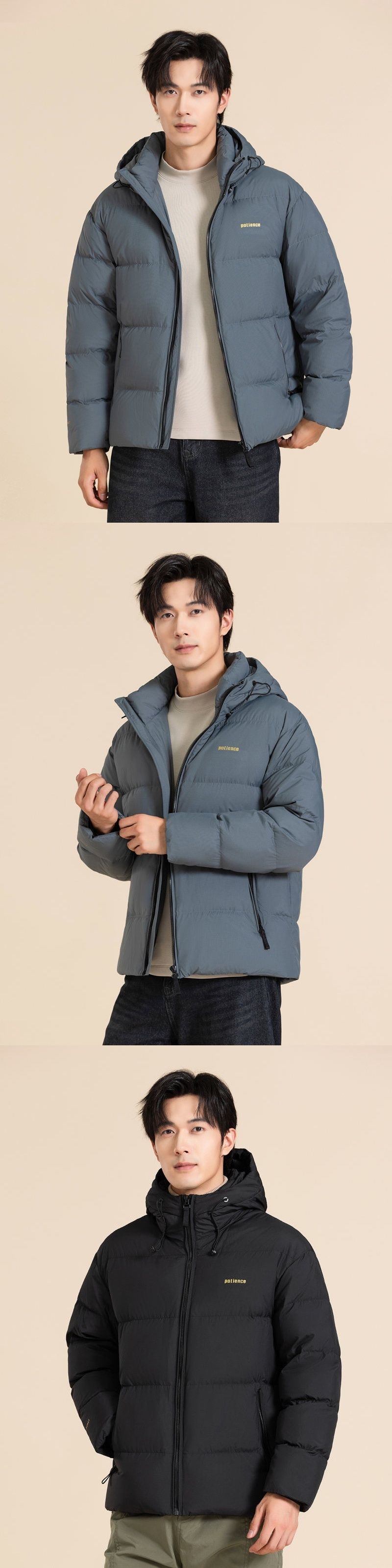 Doudoune homme haut de gamme Cove 200, garnie à 90 % de duvet de canard blanc (hiver 2025)._voghion.com