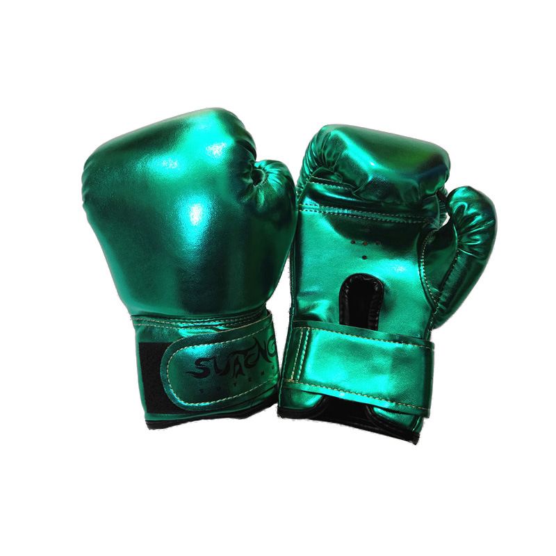 3 8 år gamla ljusa barn enfärgade pojkar och flickor Sanda boxningshandskar MMA Muay Thai slåsshandskar med sandsäck_voghion.com