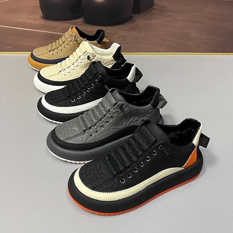 Scarpe da uomo in cotone e peluche, extra large, nuove, primavera-autunno 2025, sportive e casual, scarpe alla moda_voghion.com