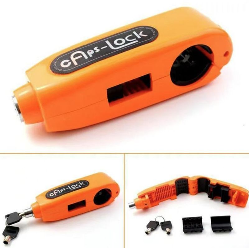 Throttle Handlebar Alarm Bicycle Universal Alloy Electric Brake Anti-theft Motorcycle Lock Mountain Bike_voghion.com