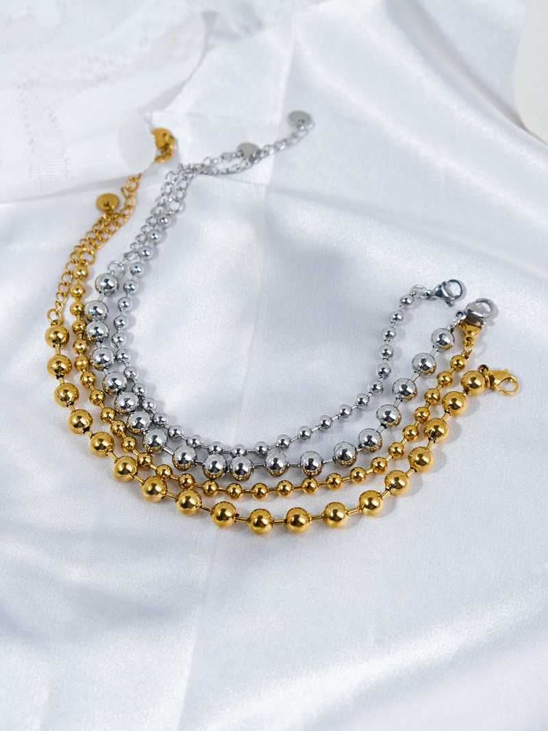 Bransoletki IG Casual Cool Style Round 304 ze stali nierdzewnej 14K pozłacane hurtowo_voghion.com