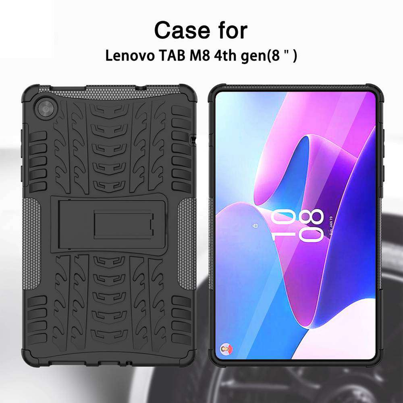 Für Lenovo Tab M8 4th Gen TB300FU/XU 8,0" Rüstung fall TPU + PC Stand Abdeckung coque für Lenovo M8 4th Generation ZABW0031JP ZABX0030JP_voghion.com