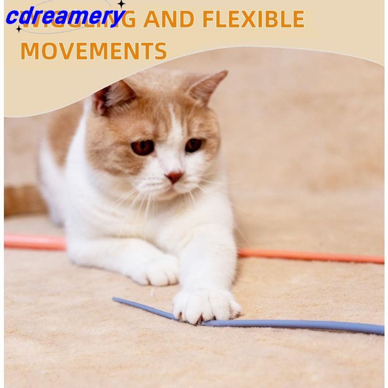 Jouet interactif pour chat, baguette en silicone, pour chat d'intérieur, pour chat adulte qui s'ennuie._voghion.com