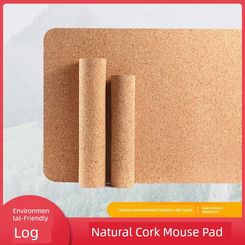 Tapis de souris double face en liège naturel Pineyu de qualité imbattable, épais et surdimensionné, pour bureau, ordinateur portable, clavier_voghion.com