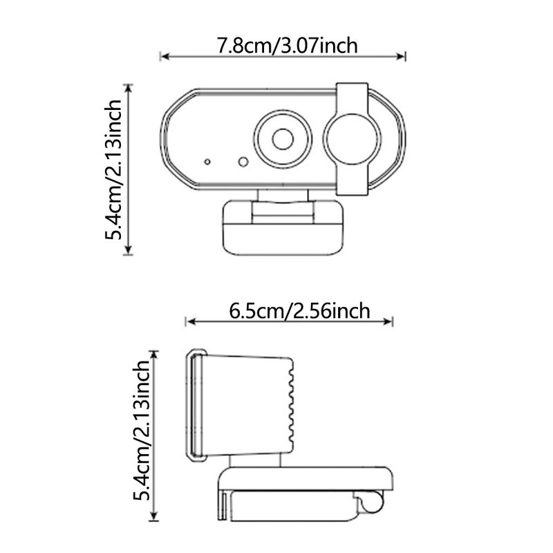 4K 2K 1080P Autofocus Webcam Full HD Camera Web Cam For Laptop PC Windows IOS PS5 With Microphone Video Calling Gamer_voghion.com