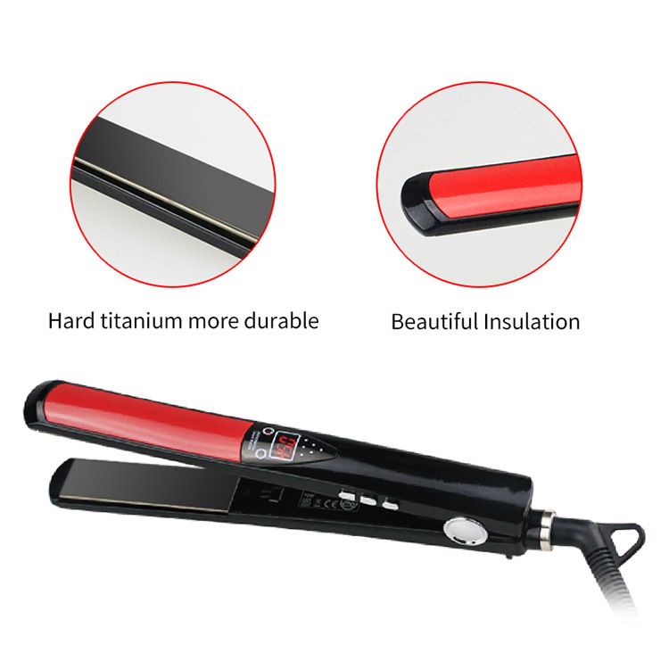Professional Electric Automatic Negative Ion Hair Straightener Curling Iron Egg Roll_voghion.com