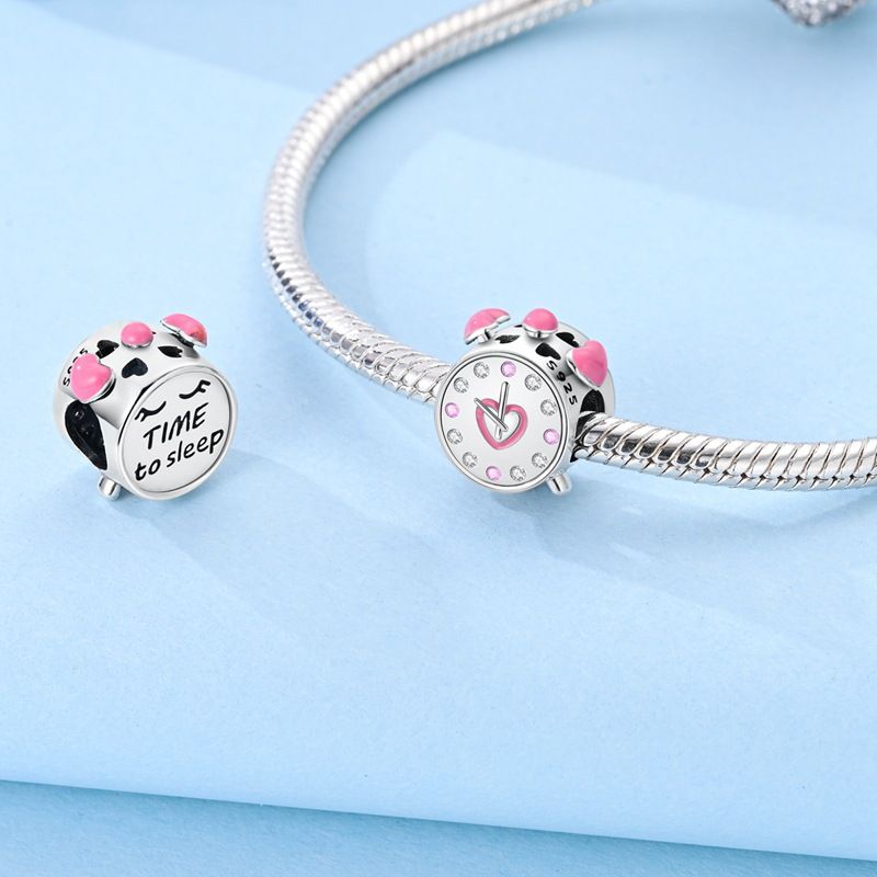 Gioielli da donna originali in argento sterling 925 con perline, charm Life, tazza da caffè, champagne, bicicletta, profumo, accessori fai da te, bracciale_voghion.com