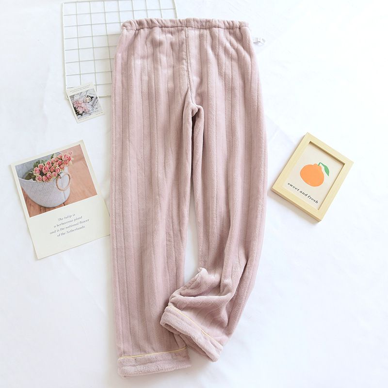 Calças de maternidade ultramacias com suporte para barriga - Calças térmicas de flanela grossa para gravidez e pós-parto (várias estampas e tamanhos)_voghion.com