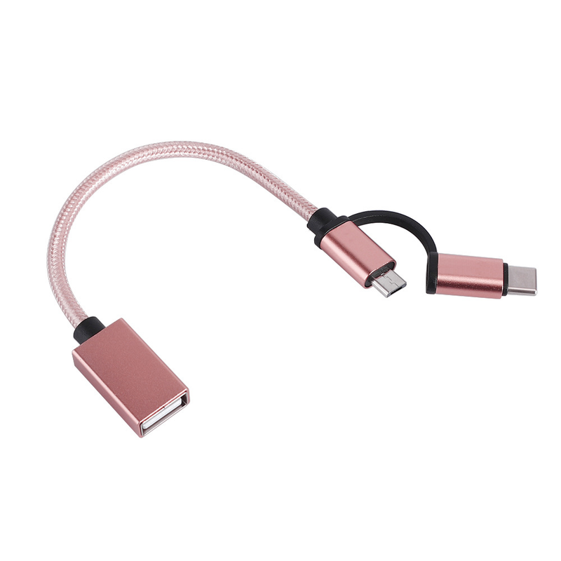 Music Festival Micro USB Type-C vevd 2-i-1 OTG-adapter_voghion.com