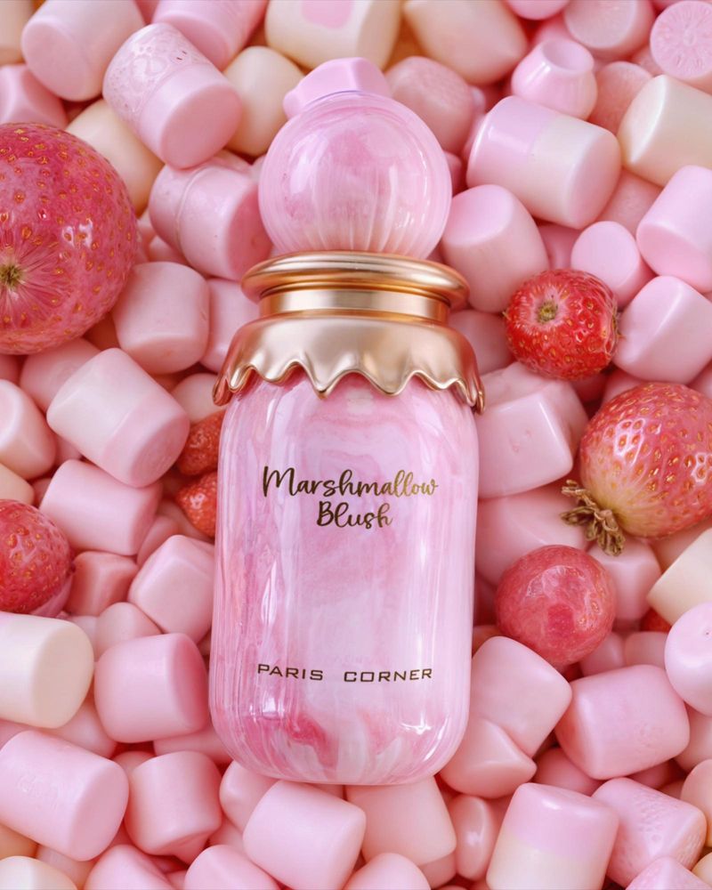 Eau de parfum Marshmallow Blush 100 ml de Paris Corner – Parfum féminin doux et envoûtant à la vanille_voghion.com