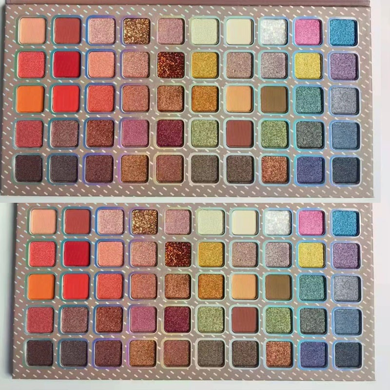 Farbplatte 50 Farben City Girl Lidschatten Perlglanz Matt Hell Stück Zarte Bühnen Make-up_voghion.com