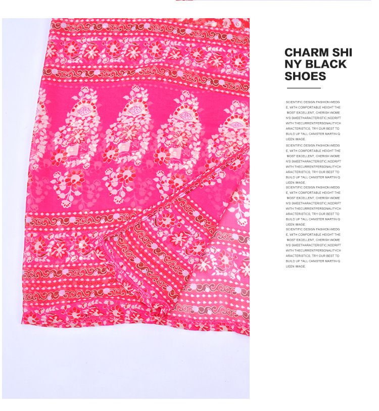 Lightweight Chiffon Beach Cover-Up – Floral Print Bikini Jacket For Women (One Size)_voghion.com