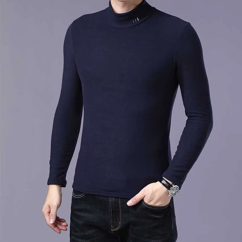 Maglioni da uomo Aoliwen fodera in pile dolcevita Felpa Maglione invernale Inoltre l'ispessimento del veet mantiene caldo Morbido lungo_voghion.com