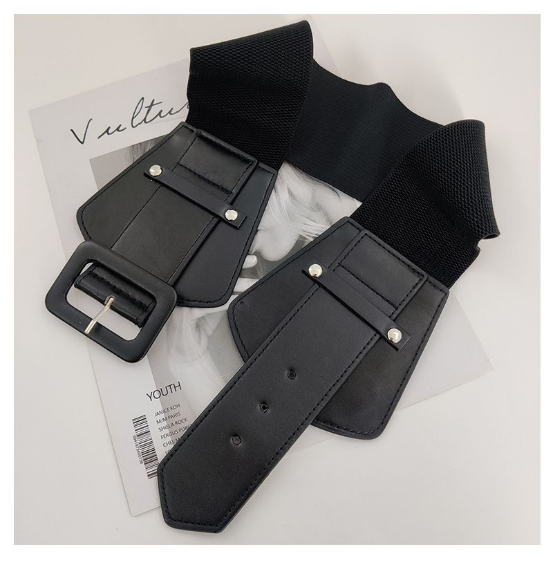 Fibbia da donna, versatile abito decorativo, cappotto, elastico in vita, elastico in vita da donna_voghion.com