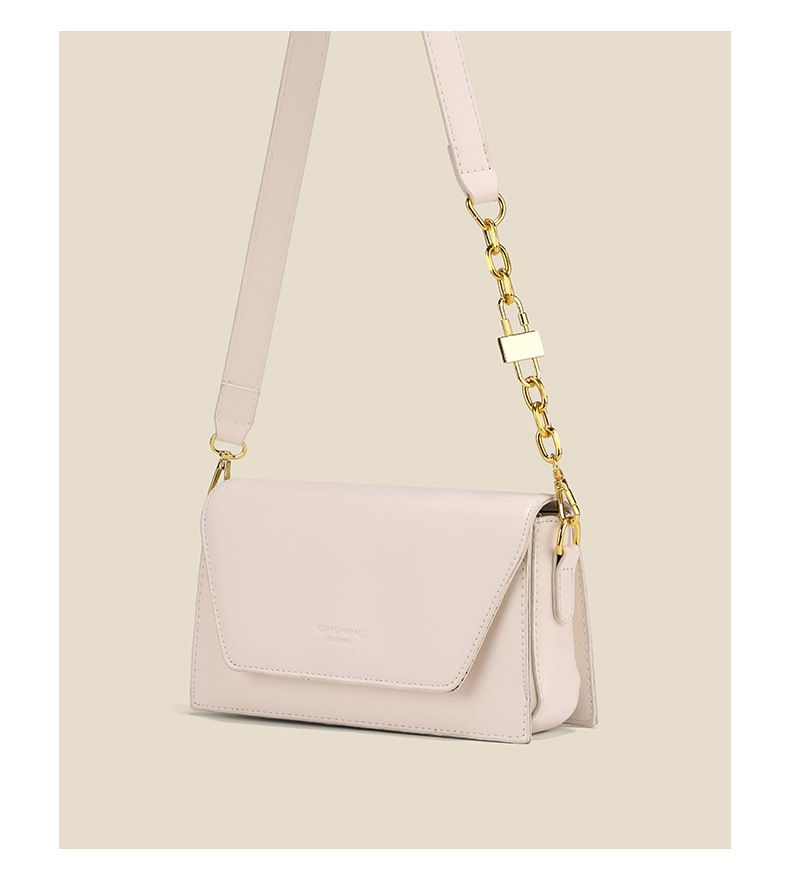 Borsa da donna di tendenza classica 2024 a tracolla diagonale a spalla singola semplice e versatile in tinta unita_voghion.com