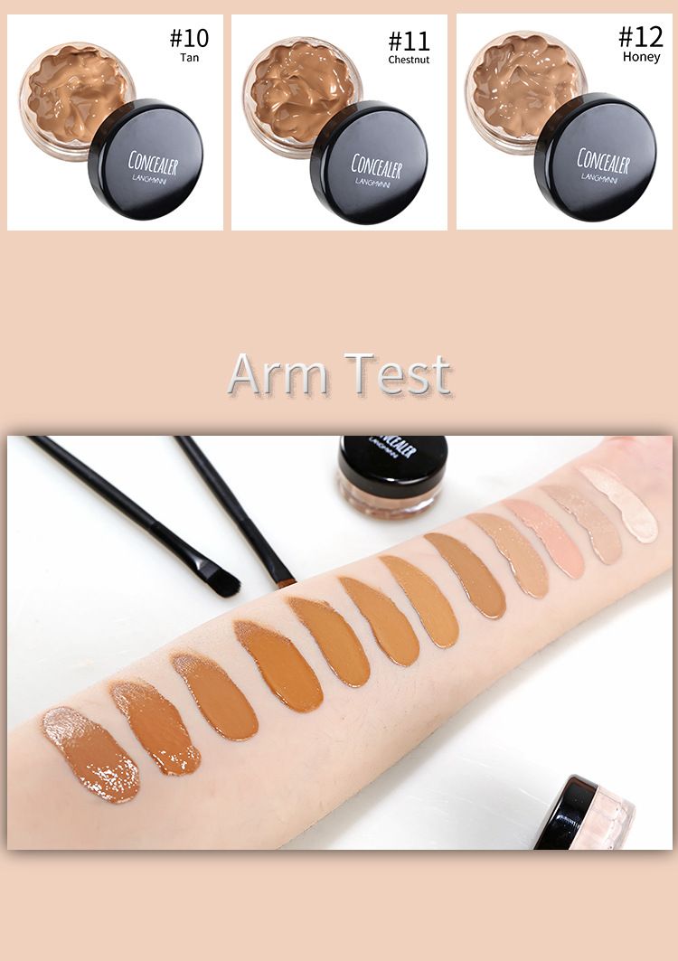 Concealer Make-up Konturcreme für das Gesicht, wasserdichtes Kontrollöl, perfekte Abdeckung, Concealer, Beauty-Tool_voghion.com