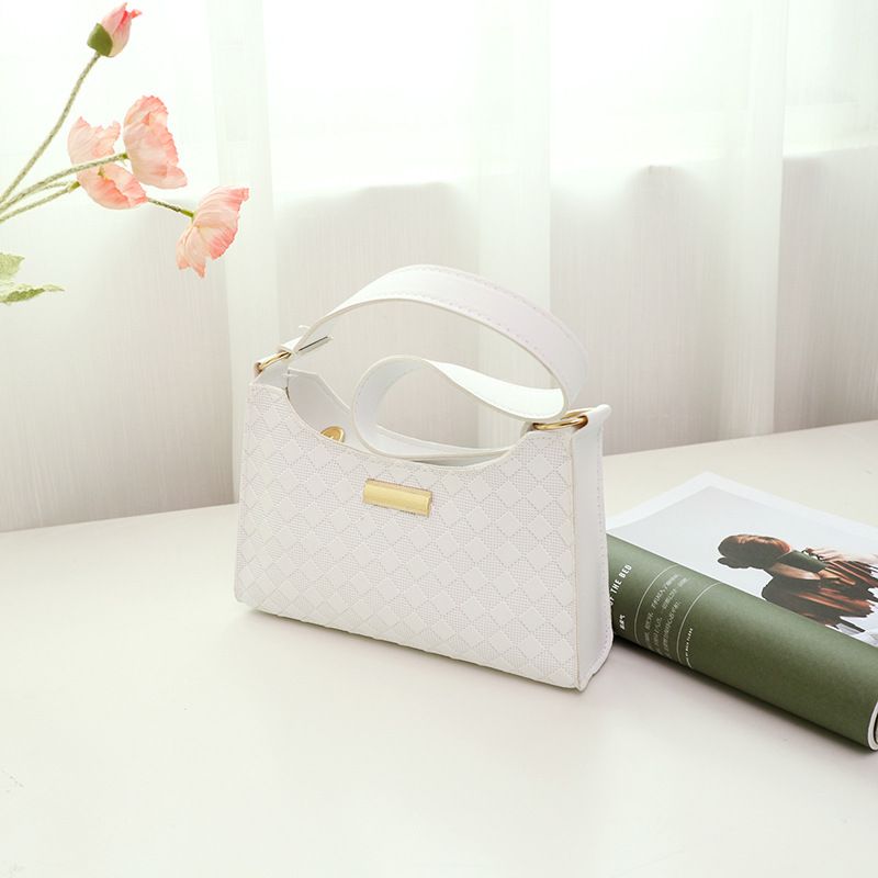 Borsa a tracolla minimalista da donna - Borsa sottile da portare sottobraccio con tracolla staccabile (ufficio e appuntamenti)_voghion.com
