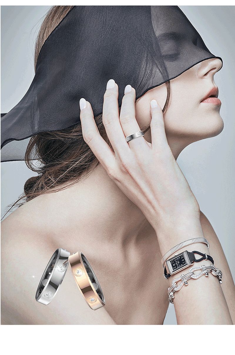 Nuovo anello intelligente HR01 con monitoraggio della frequenza cardiaca, del sonno, dell'ossigeno nel sangue, contapassi, monitor della salute alla moda con diamanti incastonati_voghion.com
