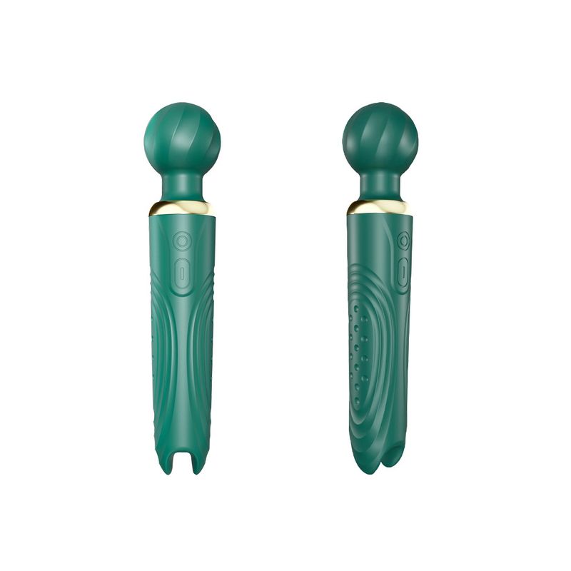 Vibratore per masturbazione femminile Langya a doppia testa con forte scossa AV_voghion.com