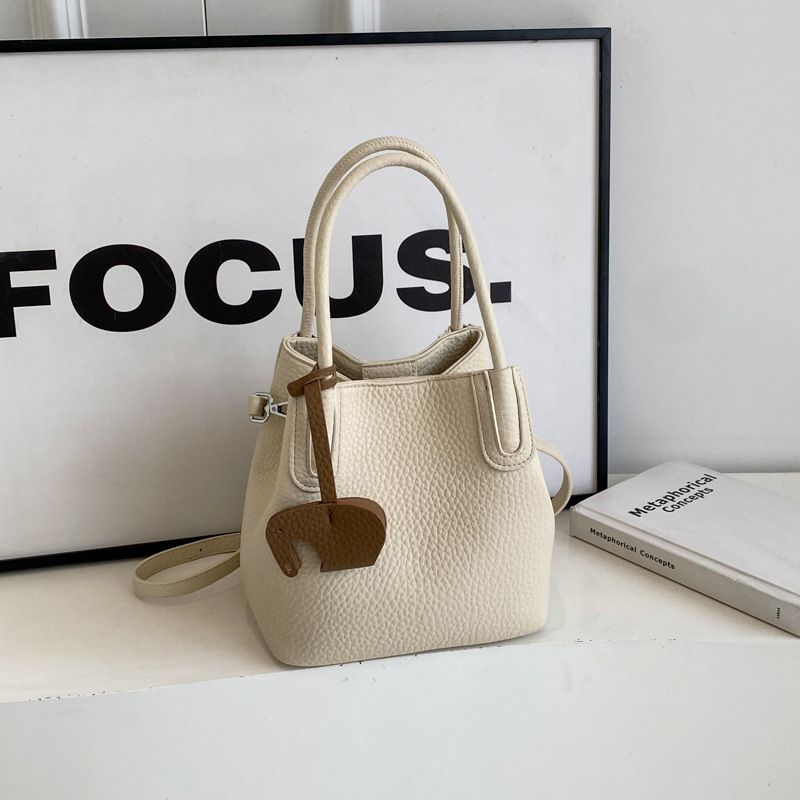 Borsa a tracolla piccola, elegante e strutturata, per donna, primavera estate 2025, nuova, versatile e alla moda, da donna, a secchiello._voghion.com