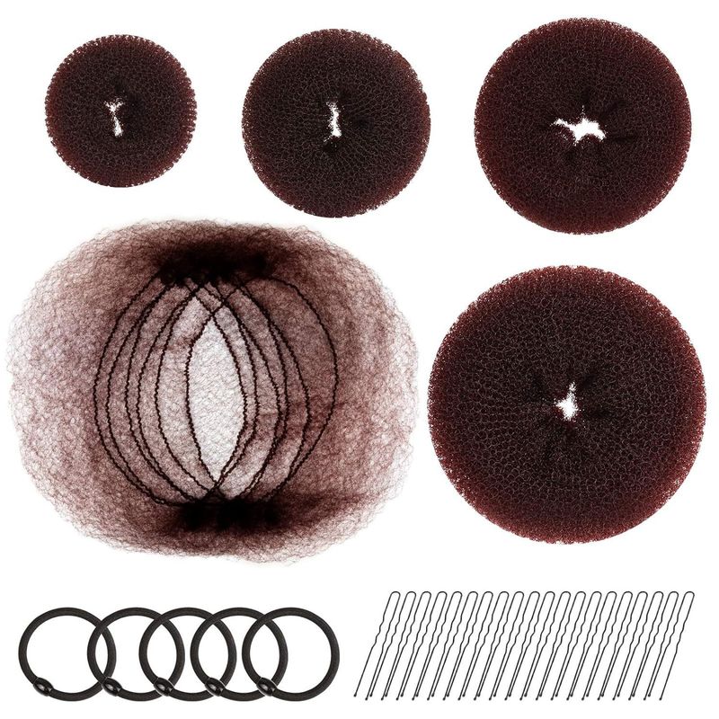 Set di bigodini per capelli, set di strumenti per lo styling dei capelli, strumento per fare chignon a spirale, acconciatura per ragazze e donne_voghion.com