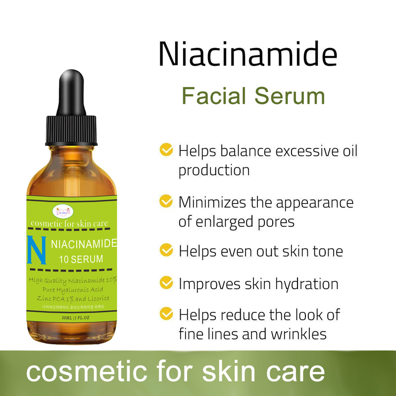 QLZHANFU Nikotinamid ansigtsfugtgivende essens Original løsning efter solskoldning ansigtsblegningsserum_voghion.com