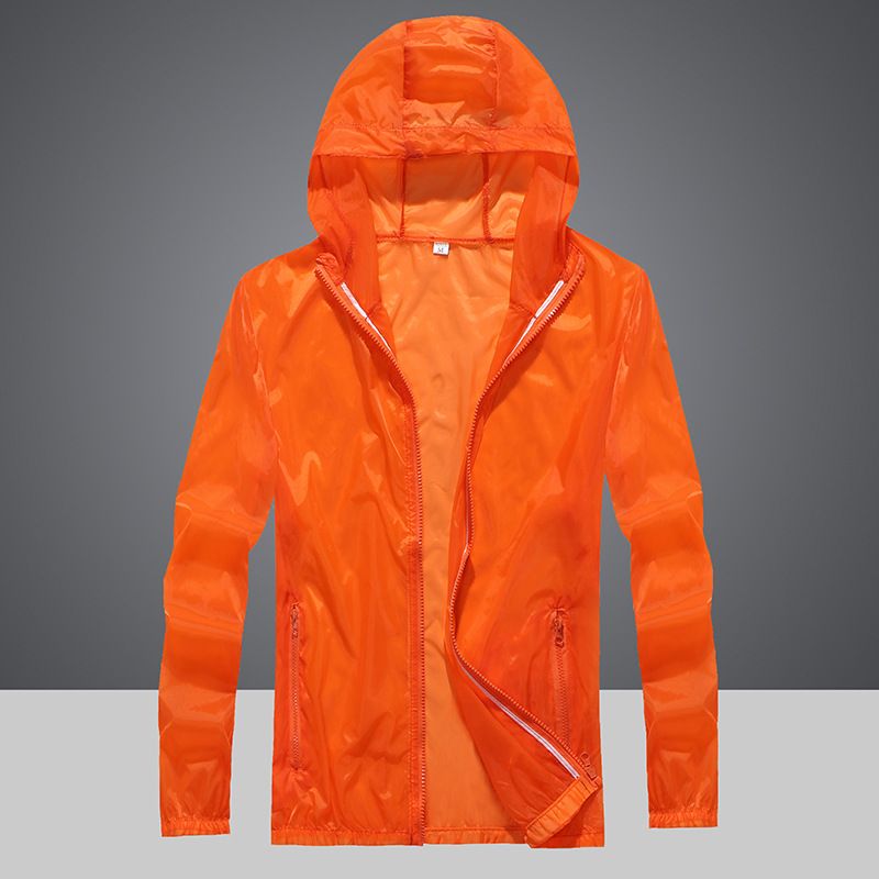 Unschlagbare Qualität für den Sommer für Herren, einfarbige, dünne Sonnenschutzjacke mit Kapuze für den Außenbereich in Übergröße für Teenager, einfacher Angelanzug für Männer_voghion.com