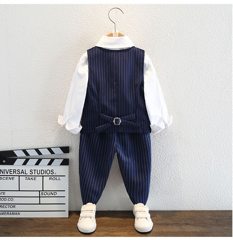 Jungen Anzug Set Baby Blumenmädchen Hochzeitskleid Kinder Kleiner Anzug Junge Hübsches Britisches Klavier Performance Kostüm_voghion.com