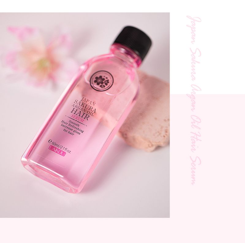 Scrub e trattamenti per il corpo Olio di Argan Sakura Giapponese Essenza per Capelli 100ml Cura dei Capelli Italiano_voghion.com